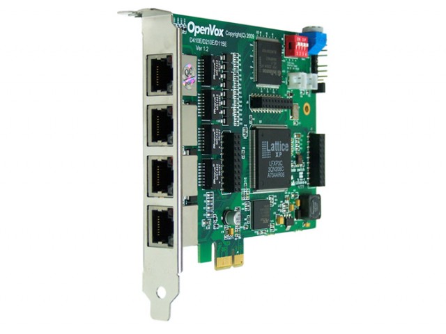OpenVox D410E ISDN PRI E1 Цифровая плата