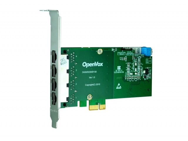 OpenVox DE430E ISDN PRI E1 Цифровая плата