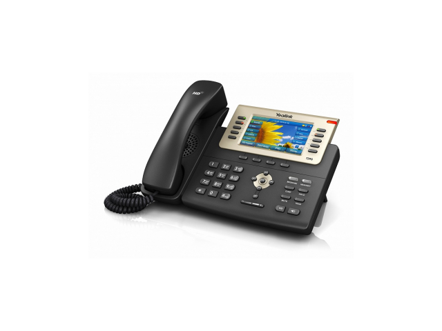 SIP телефон Yealink SIP-T29G, цветной экран, 16 аккаунтов, BLF, PoE, GigE