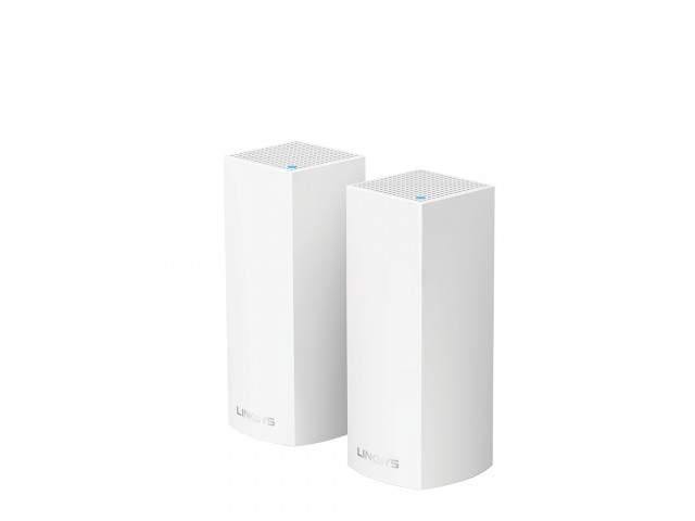 Linksys WHW0302-EU Velop Whole Home Intelligent Mesh WiFi System, Tri-Band, 2-pack