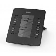Snom D7 Expansion Module - Черный модуль расширения, 18 клавиш, BLF, LCD дисплей 00004011