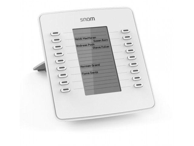 Snom D7 Expansion Module - Белый модуль расширения, 18 клавиш, BLF, LCD дисплей 00004382