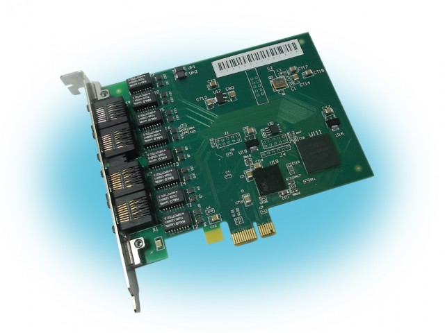 Parabel Quasar-16RPCX.1 PCI-express - Многоканальная цифровая плата E1 для Asterisk