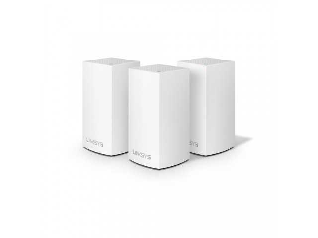 Беспроводной маршрутизатор Linksys Velop Intelligent Mesh WiFi System, VLP0103 AC3600 3-Pack White (AC3600)