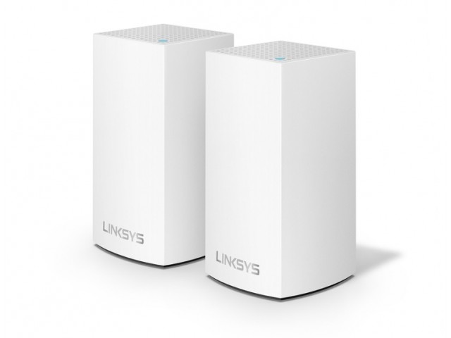 Беспроводной маршрутизатор Linksys Velop Whole Home Intelligent Mesh WiFi System, Dual-Band, WHW0102 AC2600 2-pack
