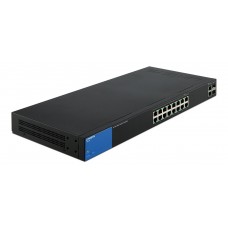 Linksys Business LGS318P 16-Port Gigabit PoE+ (125W) Smart Managed Switch + 2x Gigabit SFP/RJ45 Combo Ports